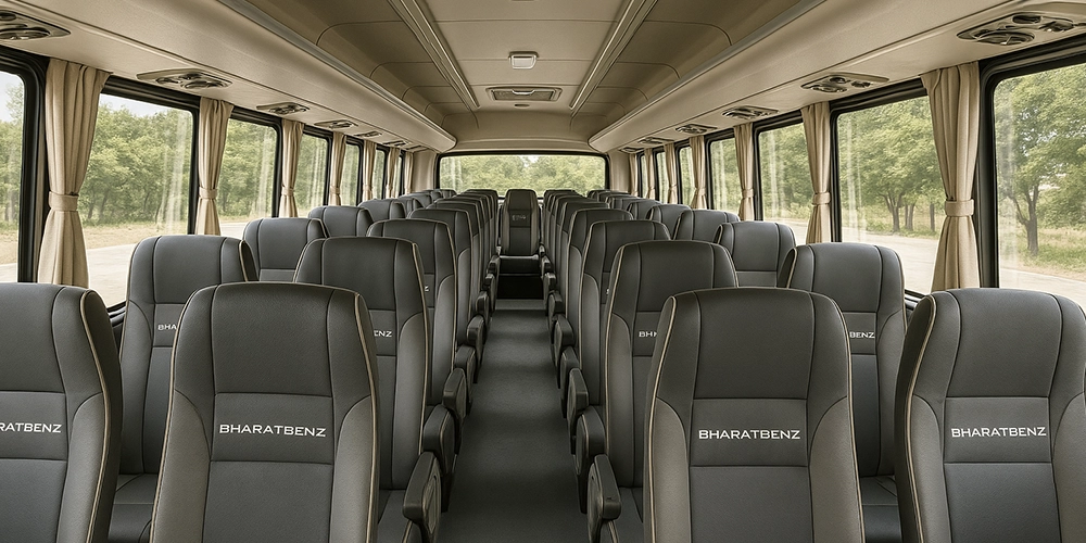 35 Seater AC Bus Rental With Driver For Group Trips Kerala
