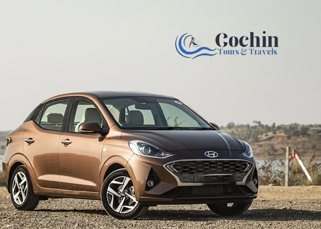 Why Choose Hyundai Aura For City Travel And Tours In Kochi Choose Hyundai Aura for budget-friendly rentals with excellent mileage & compact city handling,Kochi