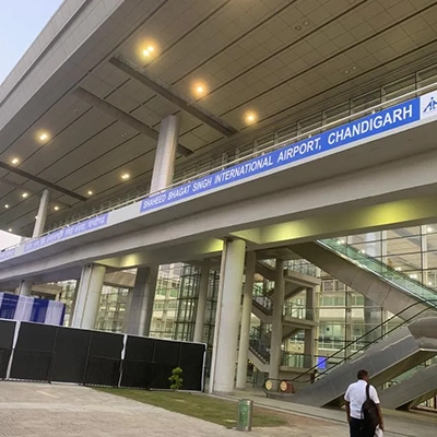 Vacationers from Cochin arriving at Chandigarh Airport with a complete tour package