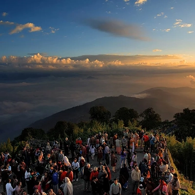 Visit Sunrise View from Tiger Hill in Darjeeling, part of a tour package from Cochin