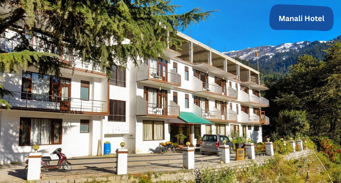 Relaxing hotel room in Shimla Manali tour package offering comfort and stunning mountain views